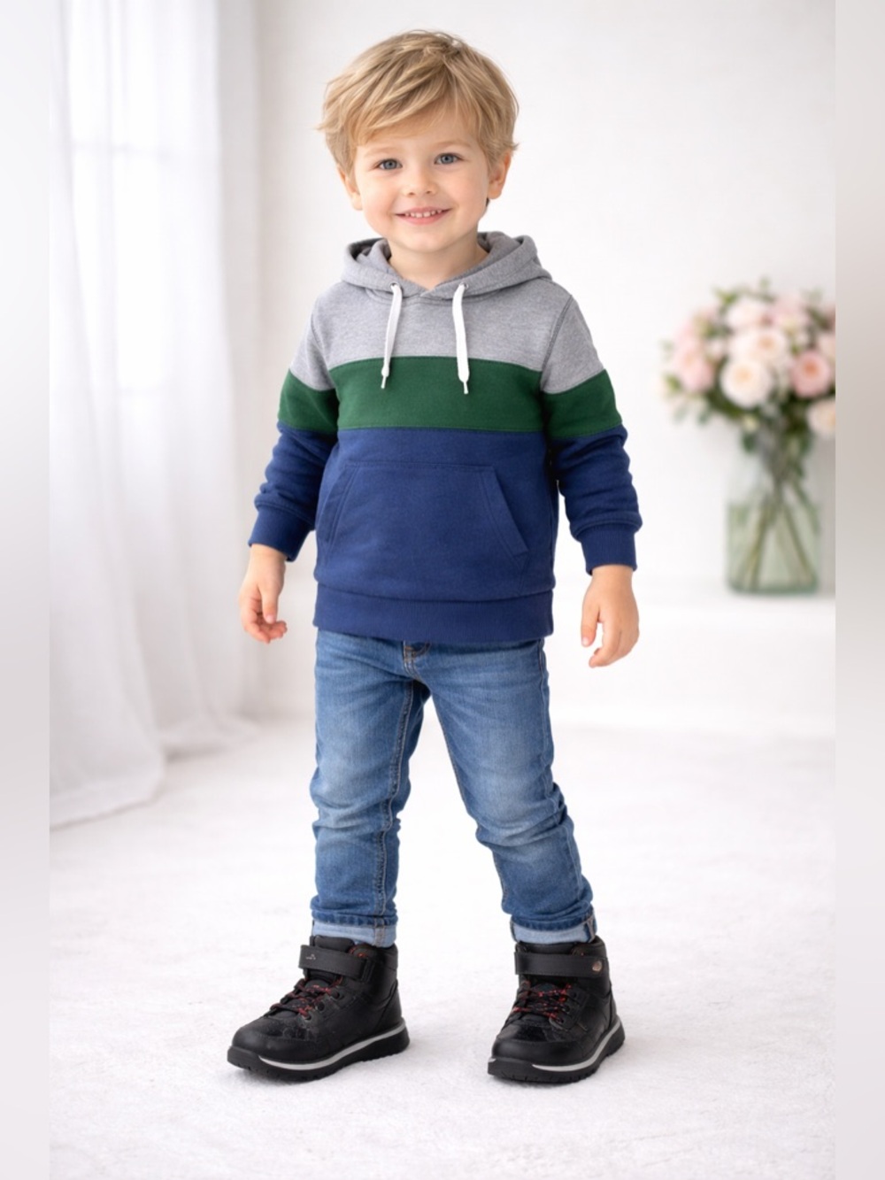 Luxury Geox Kids' Black Lace-Top Ankle Boots